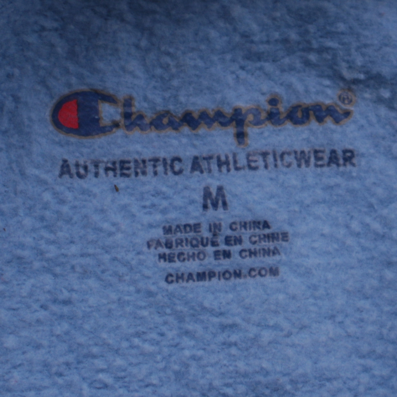Womens UK Size M Champion Blue Pullover Hoodie