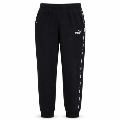 Mens UK Size M PUMA Regular Fit Jogger Black Trousers
