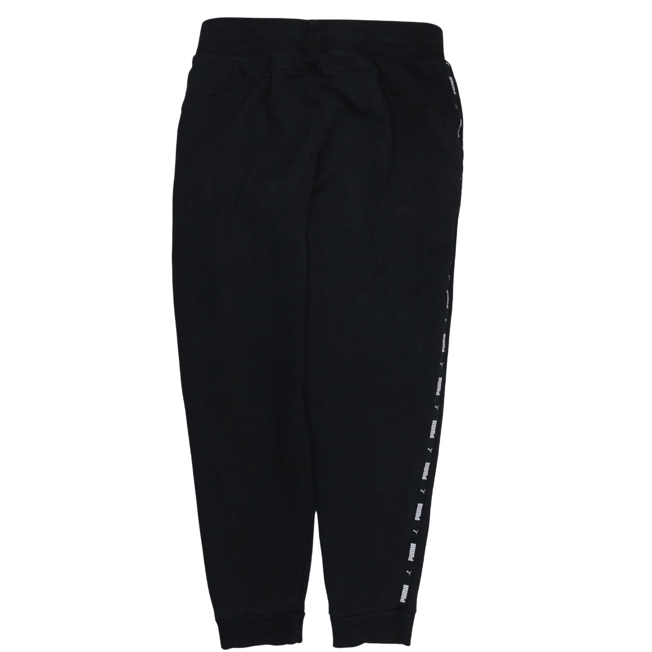 Mens UK Size M PUMA Regular Fit Jogger Black Trousers