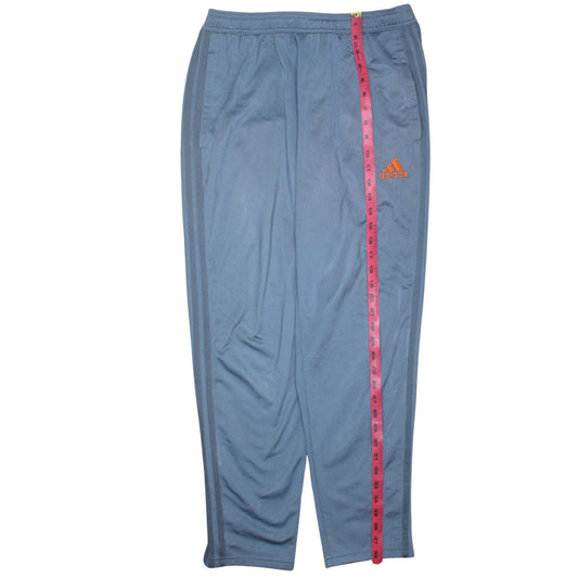 Mens UK Size M adidas Regular Fit Track Pants Blue Trousers