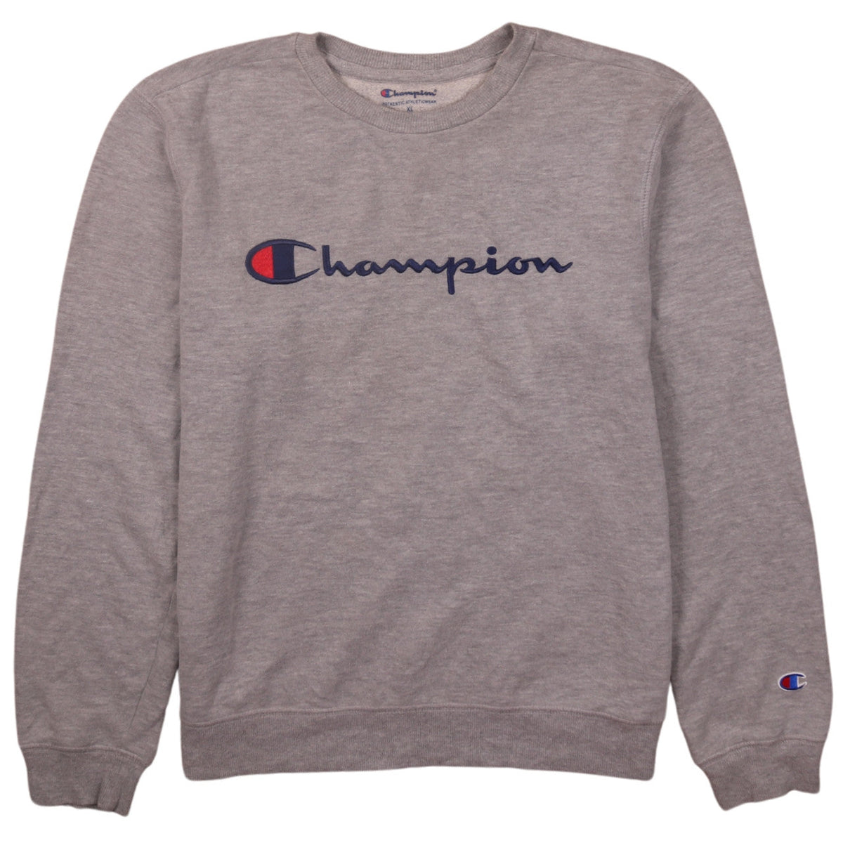 Mens UK Size XL Champion Grey Pullover Sweatshirt