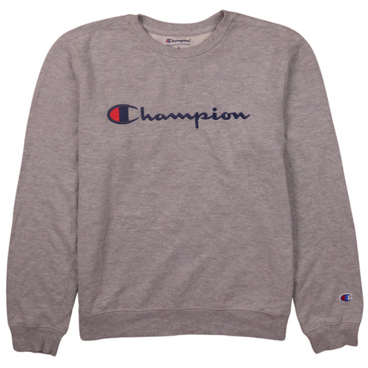 Mens UK Size XL Champion Grey Pullover Sweatshirt