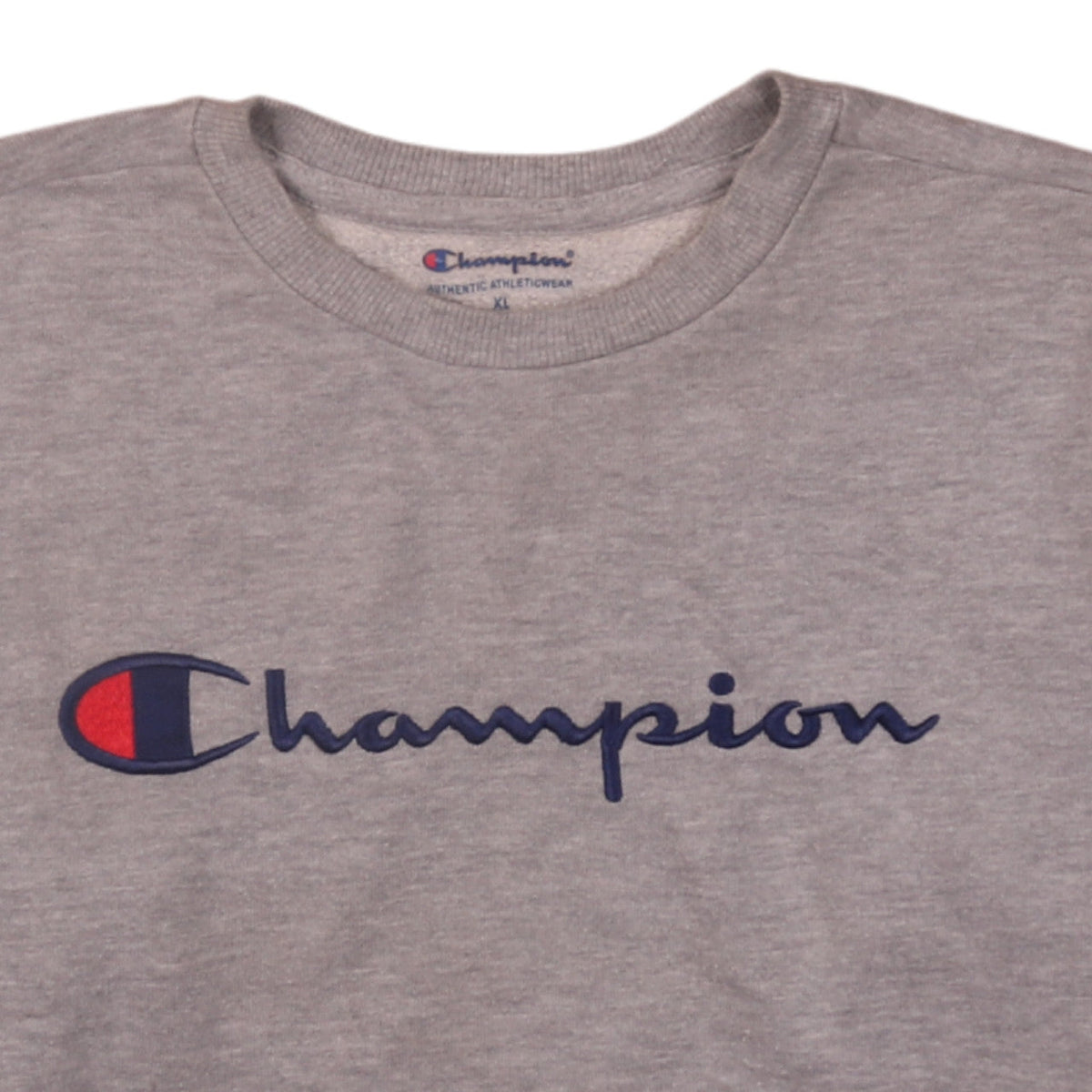 Mens UK Size XL Champion Grey Pullover Sweatshirt