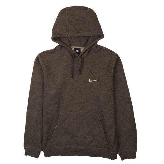 Mens UK Size M Nike Brown Pullover Hoodie