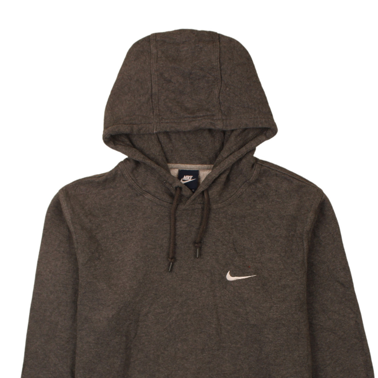 Mens UK Size M Nike Brown Pullover Hoodie