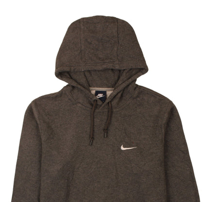 Mens UK Size M Nike Brown Pullover Hoodie