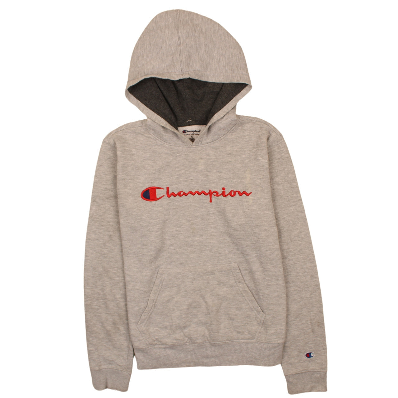 Mens UK Size XL Champion Grey Pullover Hoodie
