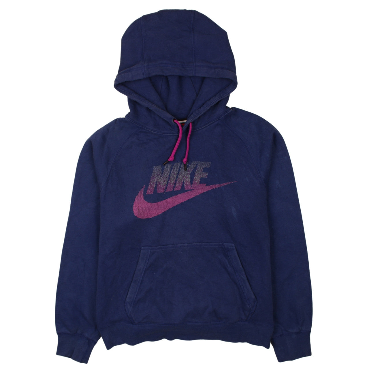 Mens UK Size M Nike Blue Pullover Hoodie