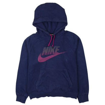 Mens UK Size M Nike Blue Pullover Hoodie