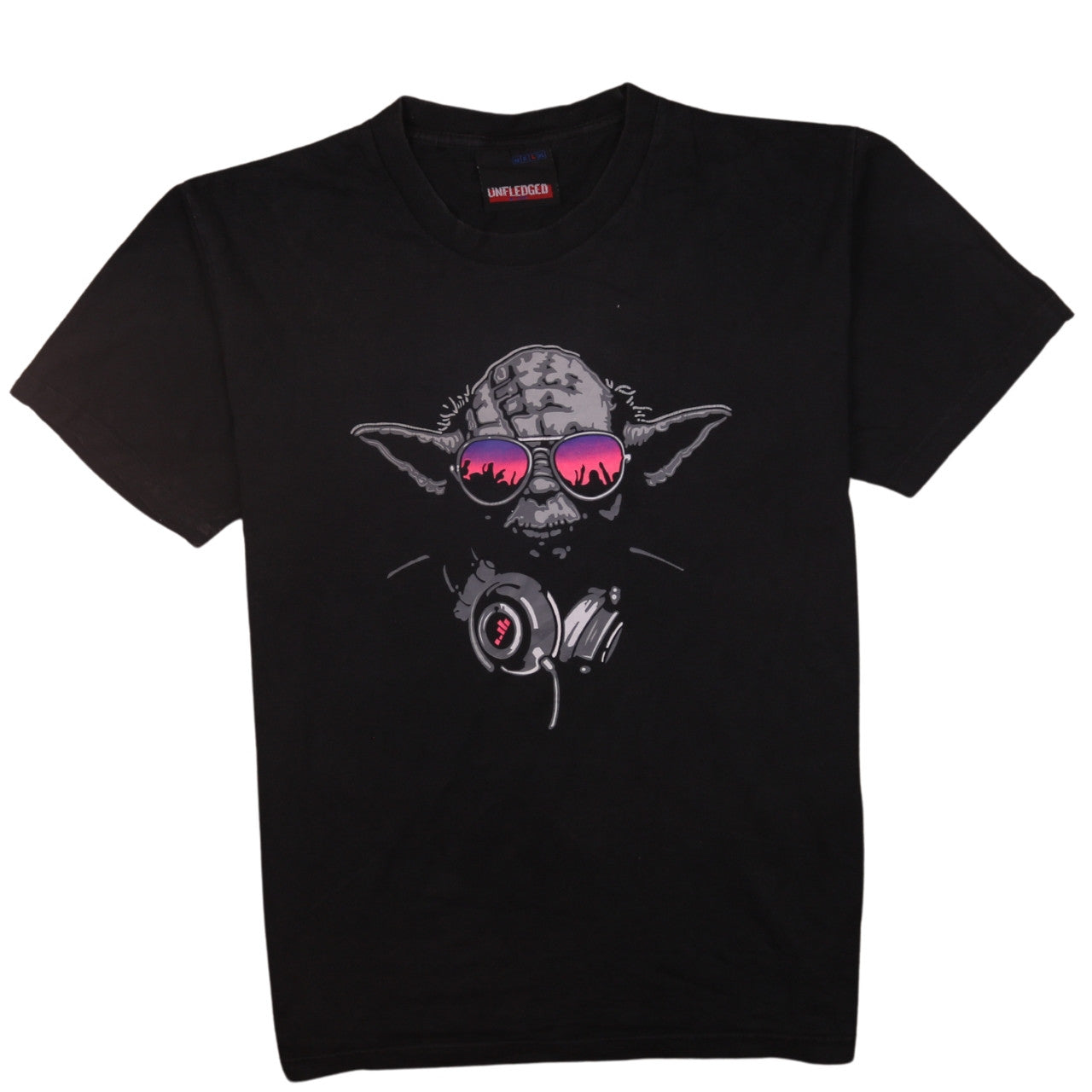 Mens UK Size L UNFLEDGED Black  T-Shirt