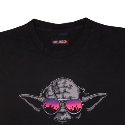 Mens UK Size L UNFLEDGED Black  T-Shirt