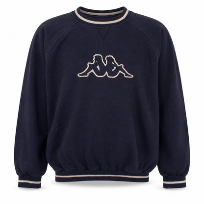 Mens UK Size L Kappa Blue Pullover Sweatshirt