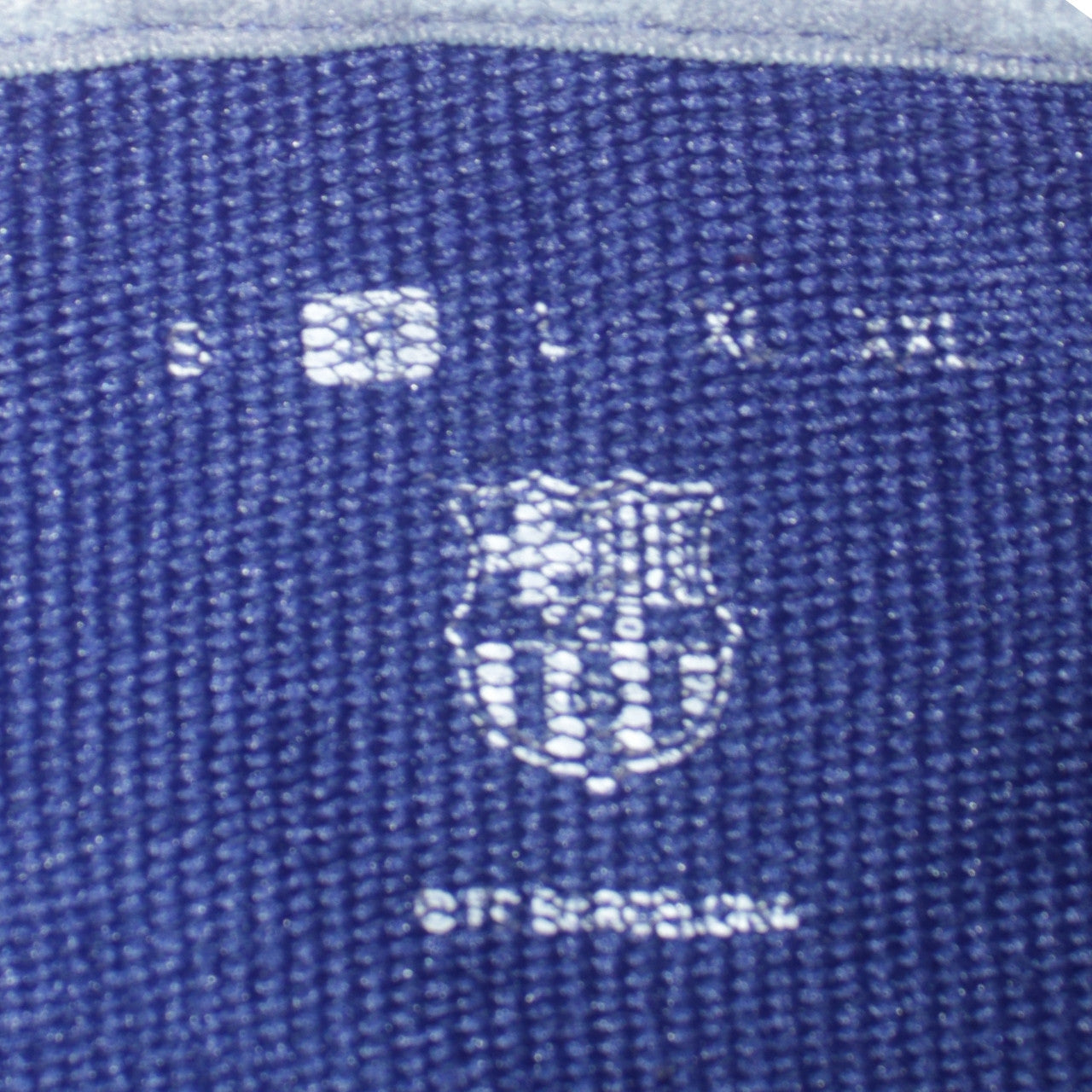 Mens UK Size XL FC Barcelona Blue Full Zip Hoodie