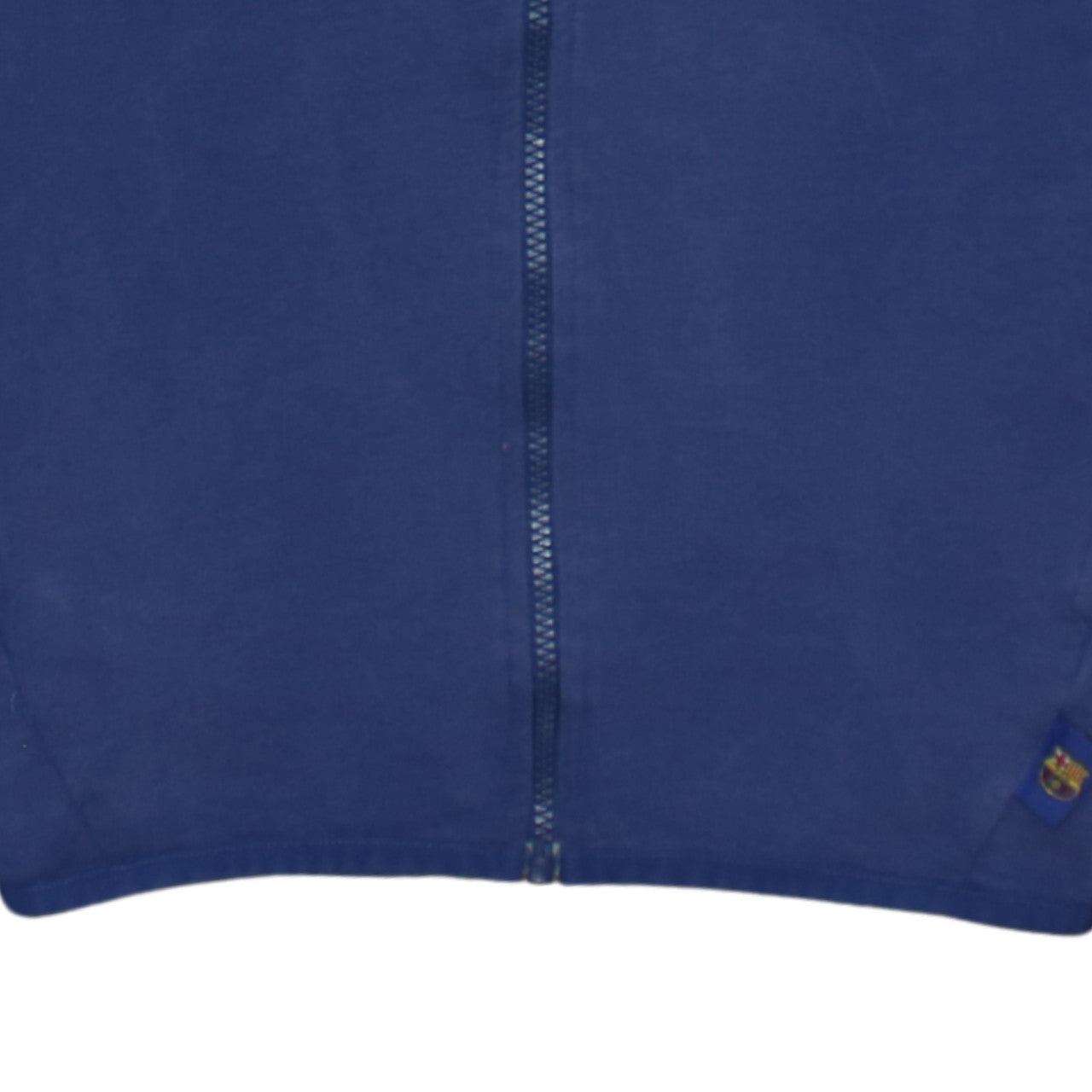 Mens UK Size XL FC Barcelona Blue Full Zip Hoodie
