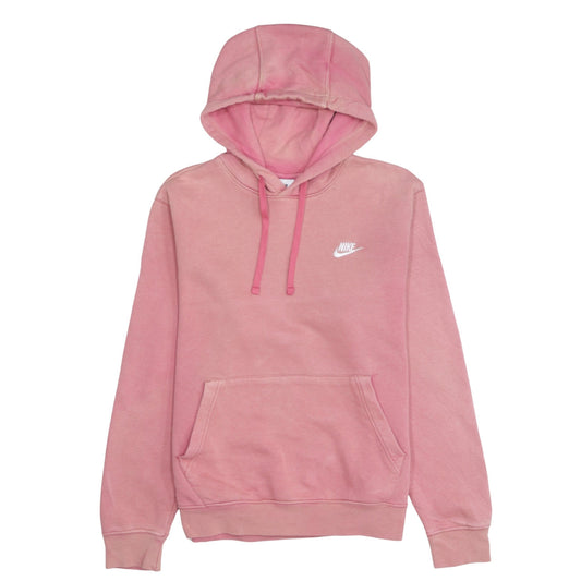 Womens UK Size S Nike Pink Pullover Hoodie