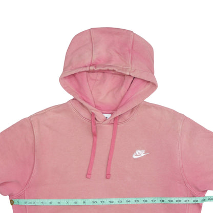 Womens UK Size S Nike Pink Pullover Hoodie