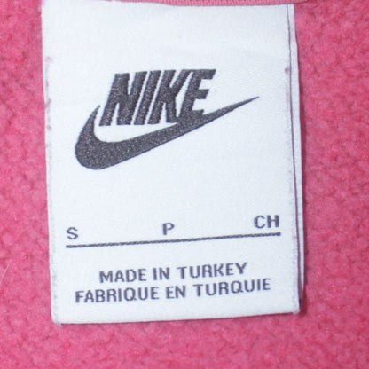 Womens UK Size S Nike Pink Pullover Hoodie