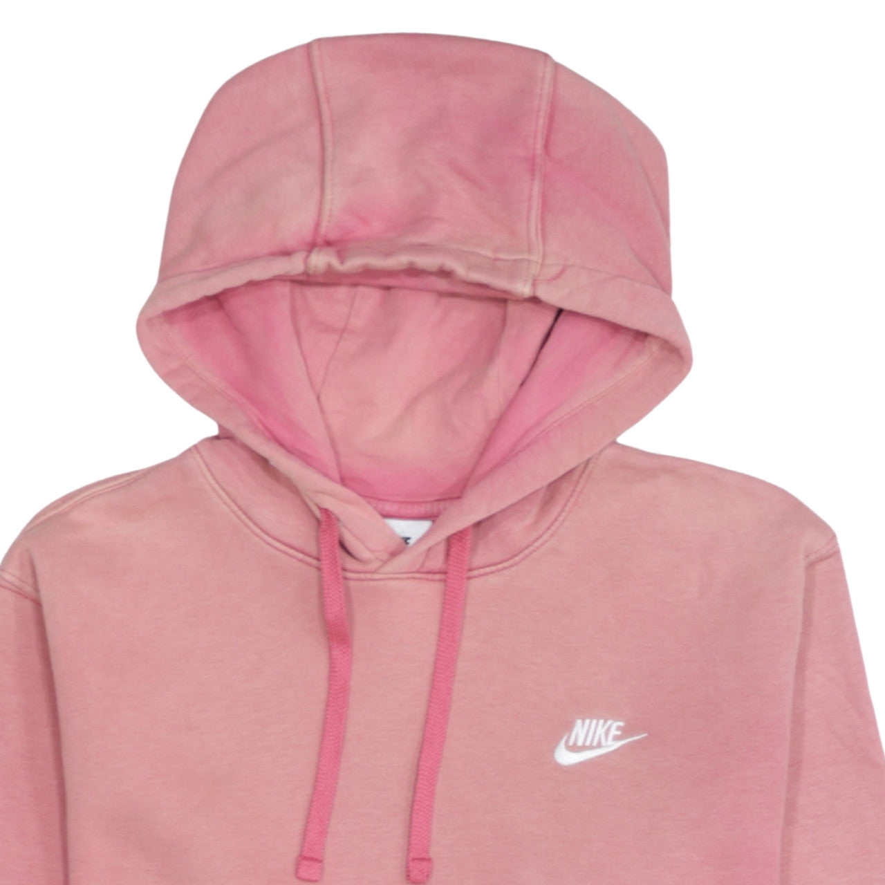 Womens UK Size S Nike Pink Pullover Hoodie