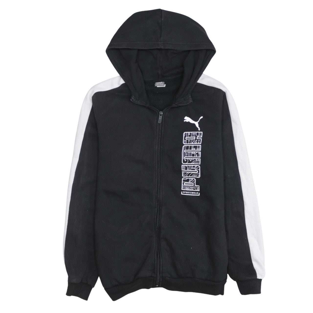 Boys UK Size 15-16 Years PUMA Black Full Zip Hoodie