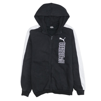 Boys UK Size 15-16 Years PUMA Black Full Zip Hoodie