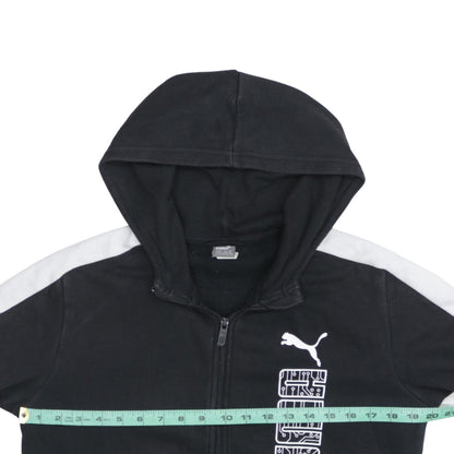 Boys UK Size 15-16 Years PUMA Black Full Zip Hoodie
