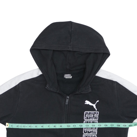 Boys UK Size 15-16 Years PUMA Black Full Zip Hoodie