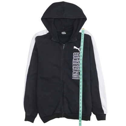 Boys UK Size 15-16 Years PUMA Black Full Zip Hoodie