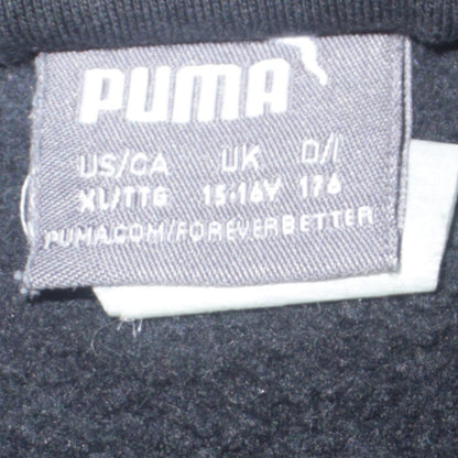 Boys UK Size 15-16 Years PUMA Black Full Zip Hoodie
