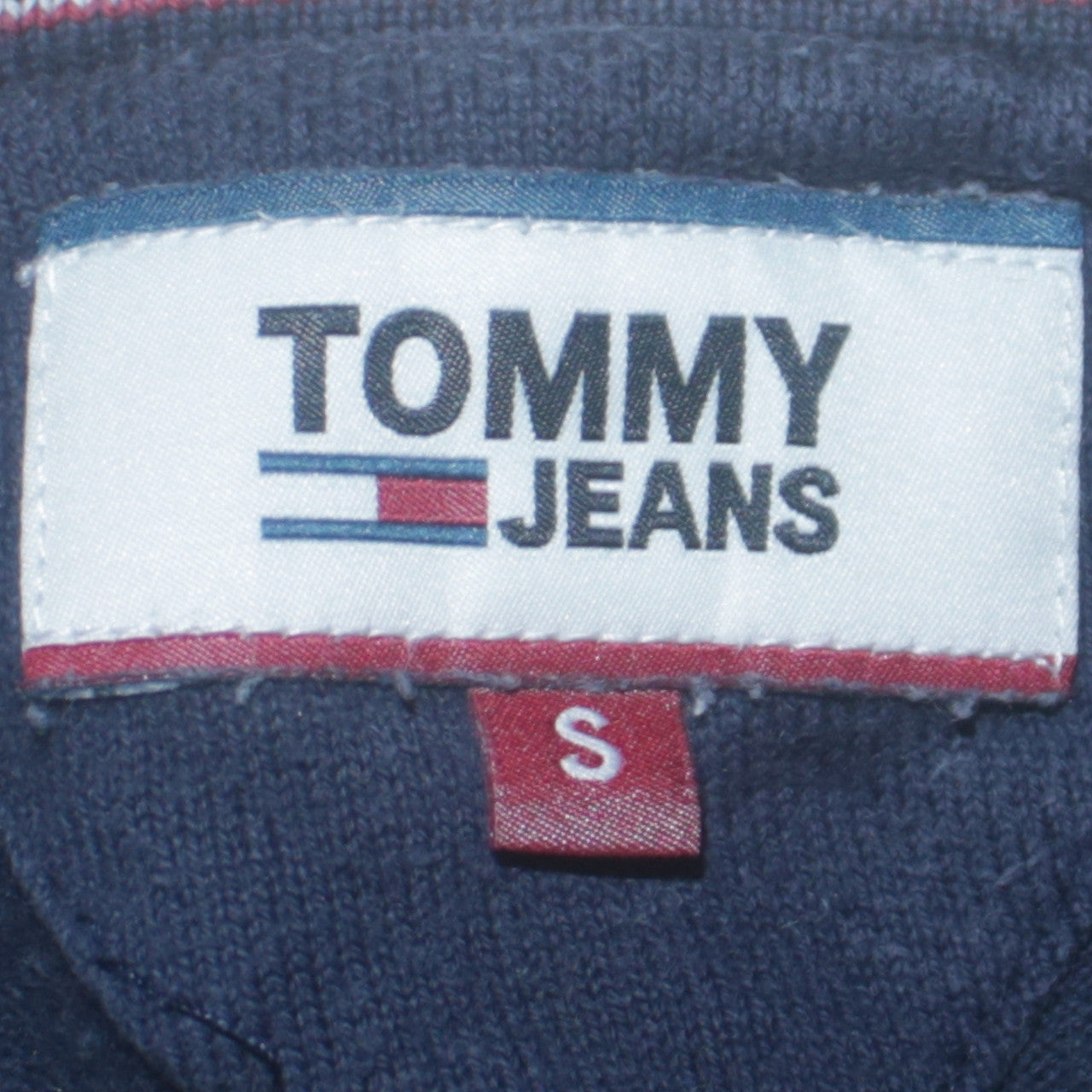 Mens UK Size S Tommy Jeans Blue Pullover Jumper