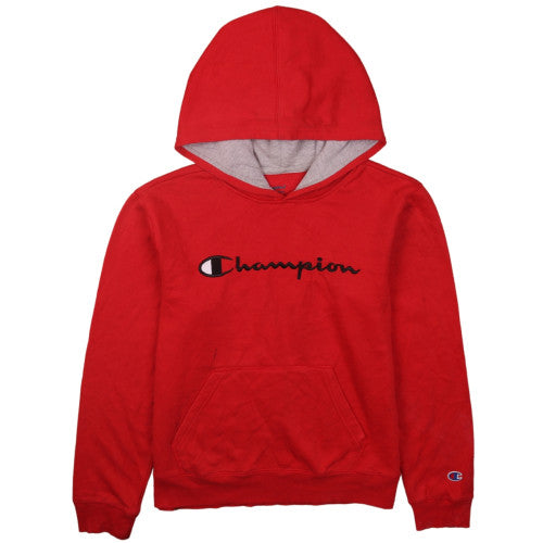 Womens UK Size XL Champion Red Pullover Hoodie
