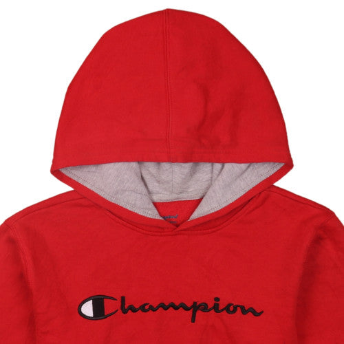 Womens UK Size XL Champion Red Pullover Hoodie