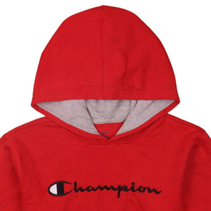 Womens UK Size XL Champion Red Pullover Hoodie