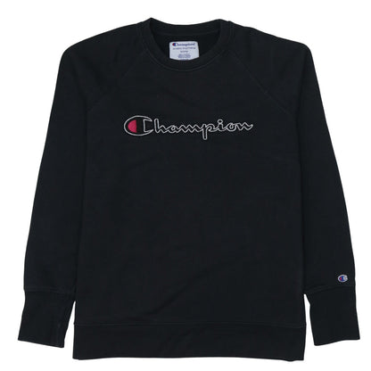Mens UK Size M Champion Black Pullover Sweatshirt