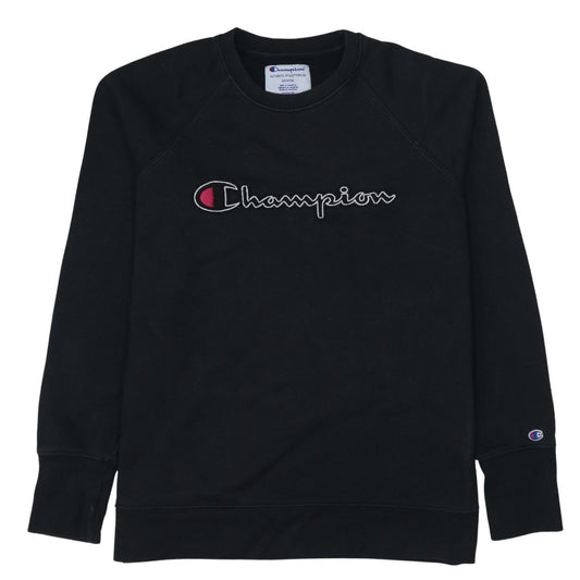 Mens UK Size M Champion Black Pullover Sweatshirt