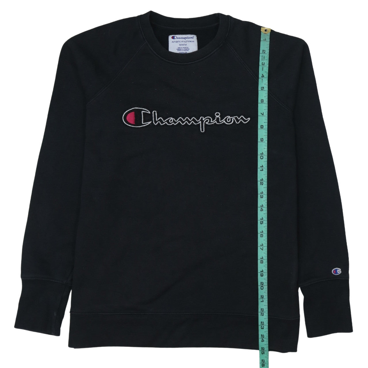 Mens UK Size M Champion Black Pullover Sweatshirt