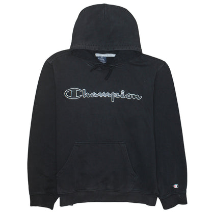 Mens UK Size M Champion Black Pullover Hoodie