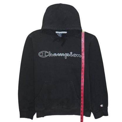 Mens UK Size M Champion Black Pullover Hoodie