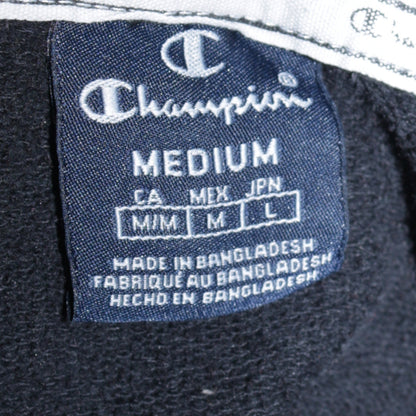 Mens UK Size M Champion Black Pullover Hoodie