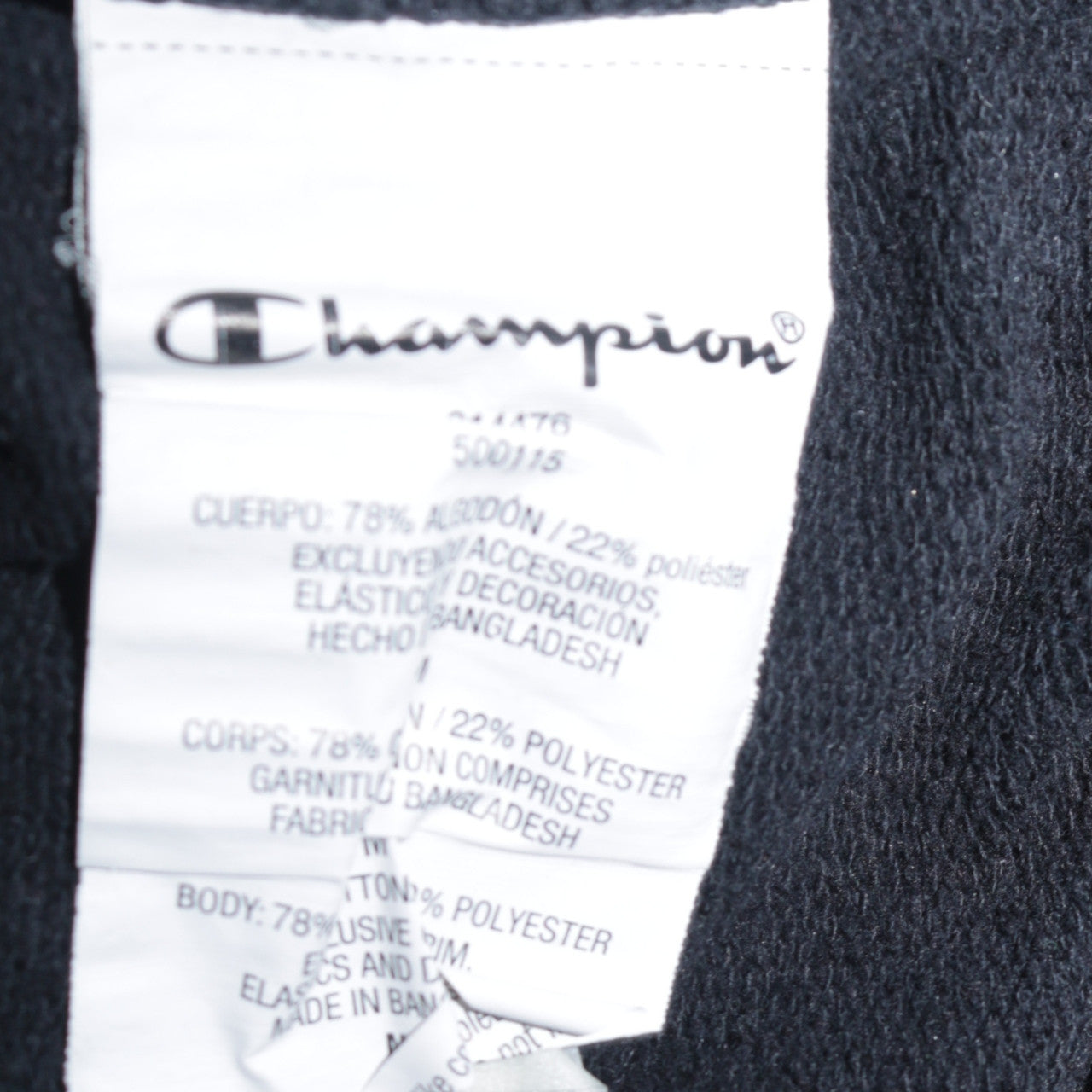 Mens UK Size M Champion Black Pullover Hoodie