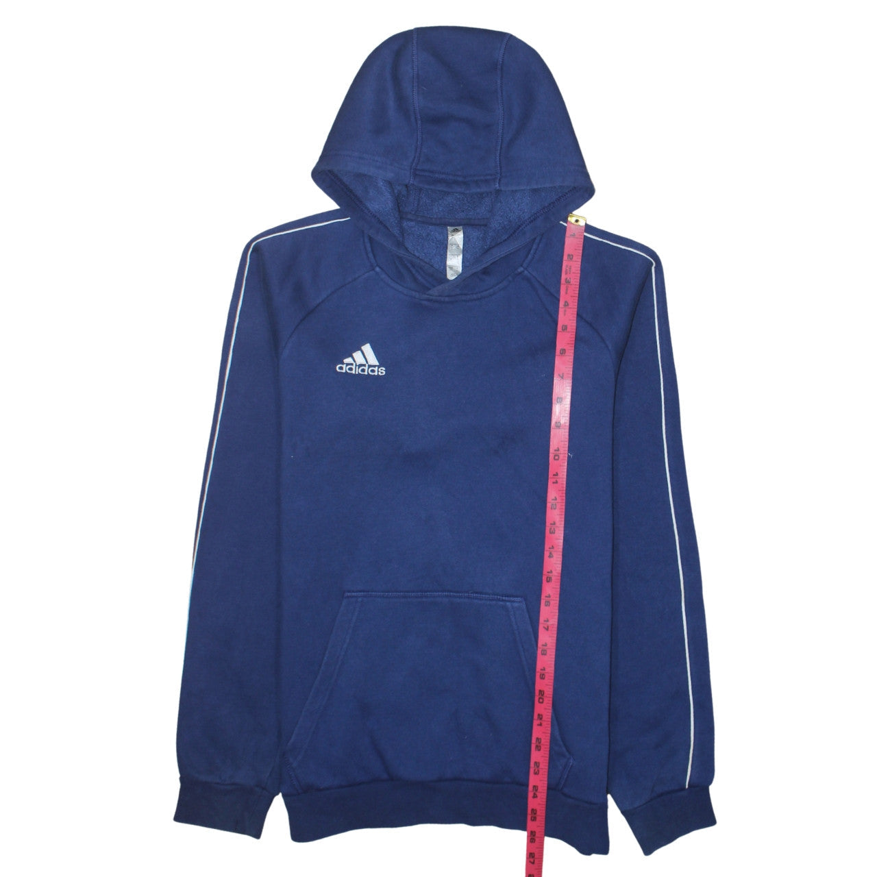 Mens UK Size S adidas Blue Pullover Hoodie