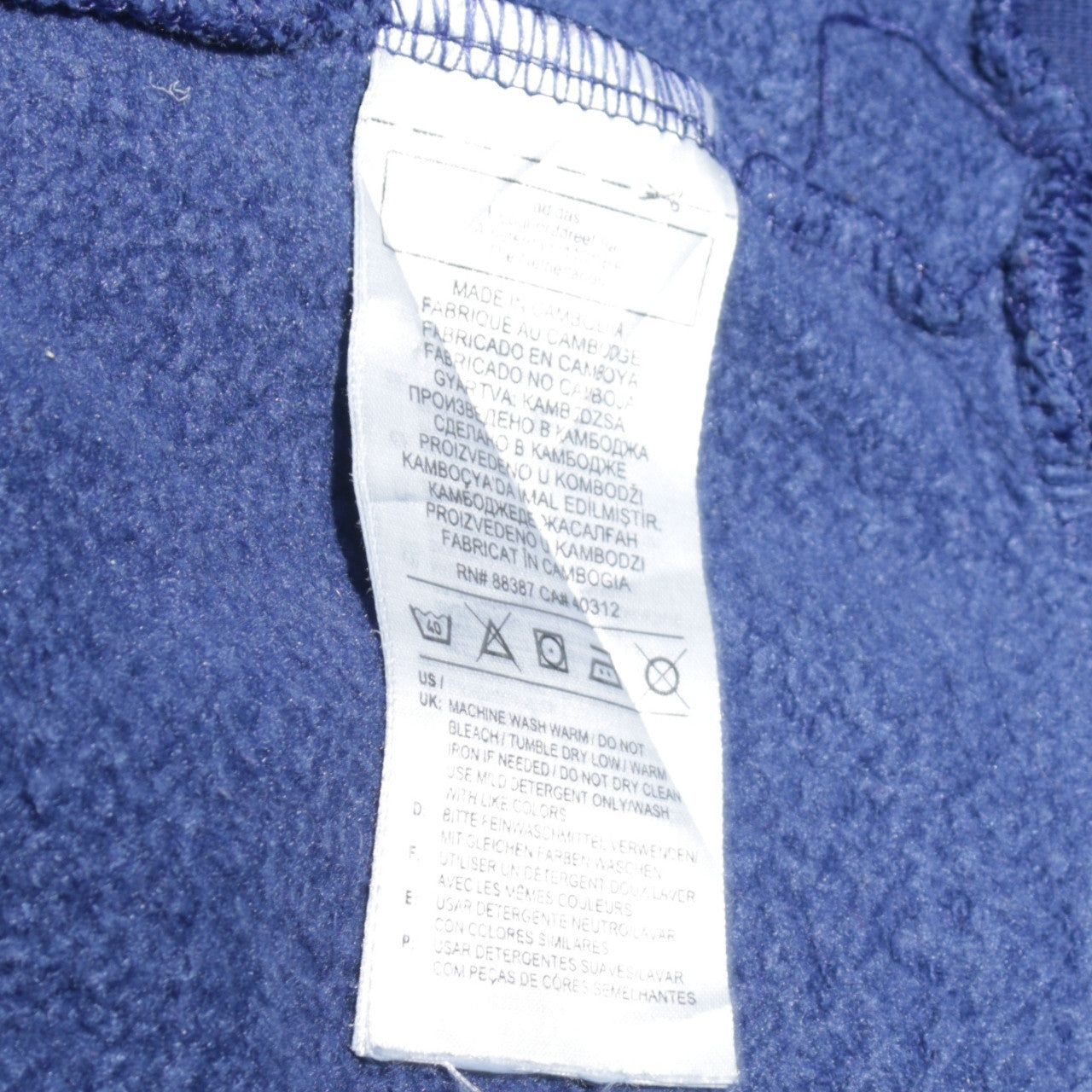 Mens UK Size S adidas Blue Pullover Hoodie