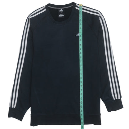 Mens UK Size L adidas Black Pullover Sweatshirt