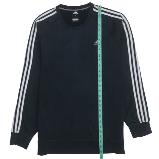 Mens UK Size L adidas Black Pullover Sweatshirt