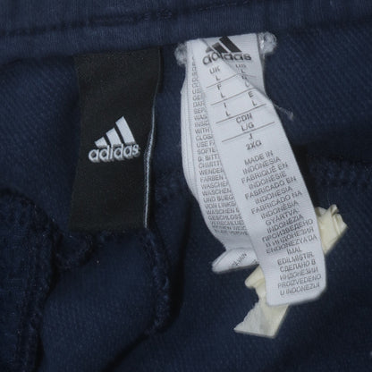 Adidas Men’s Blue Jogger Sweatpants L Tapered Fit Active Trousers