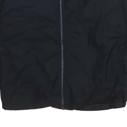 Adidas Mens Black L Windbreaker Zip Jacket Lightweight Sportswear