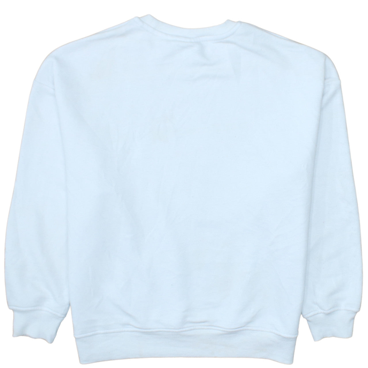 Womens UK Size 10/12 Primark White Pullover Sweatshirt
