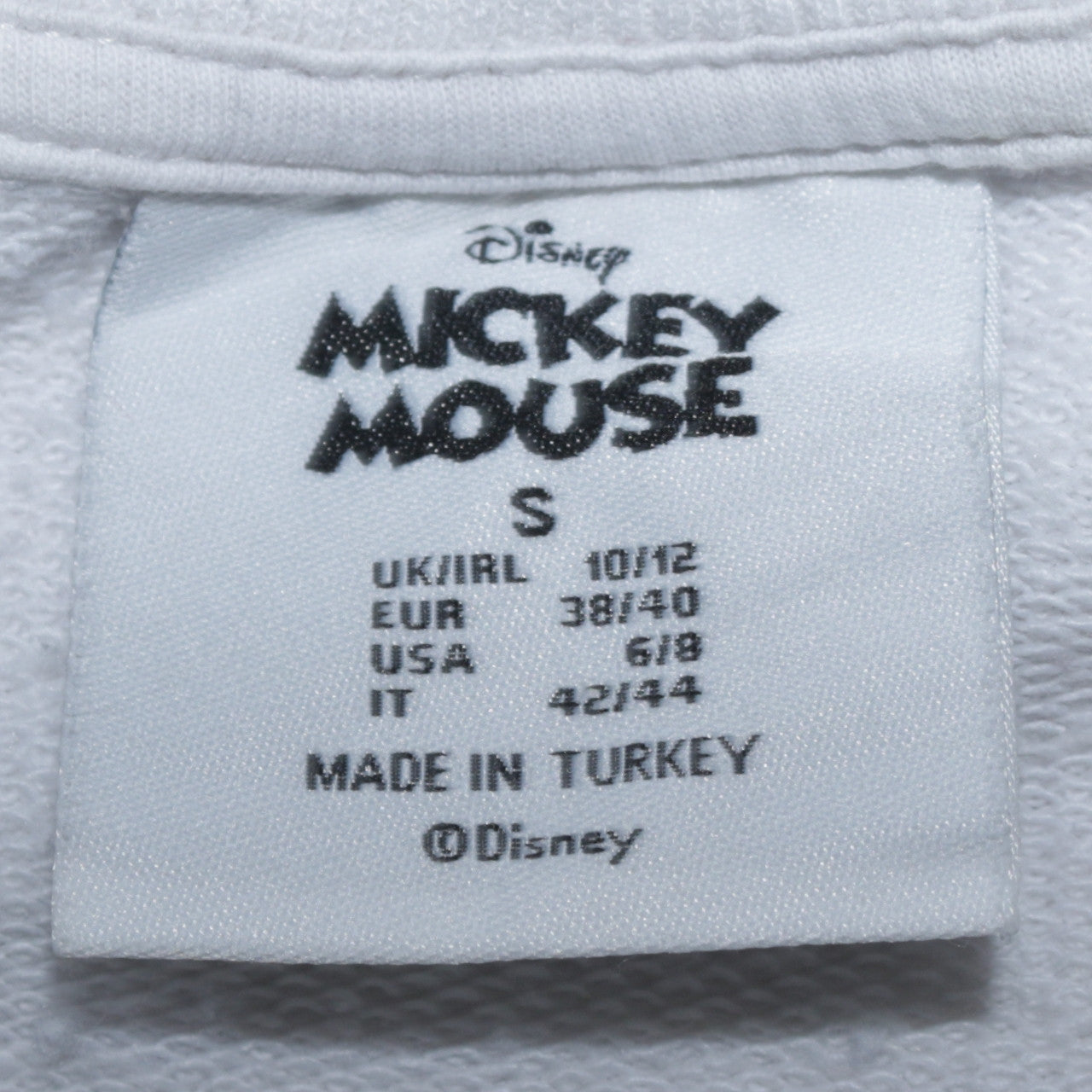 Womens UK Size 10/12 Primark White Pullover Sweatshirt