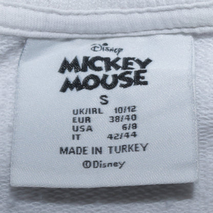 Womens UK Size 10/12 Primark White Pullover Sweatshirt