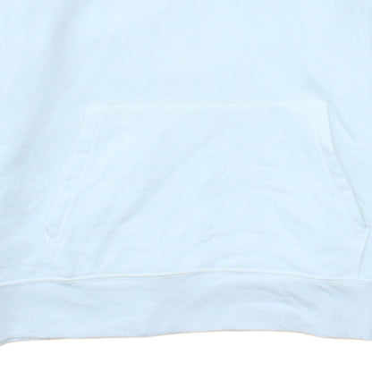 GAP Womens White L Pullover Hoodie Cotton Blend Logo Casual