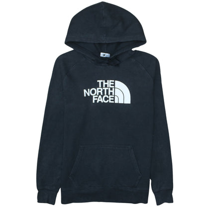 The North Face Womens Black Pullover Hoodie Size M Cotton Blend